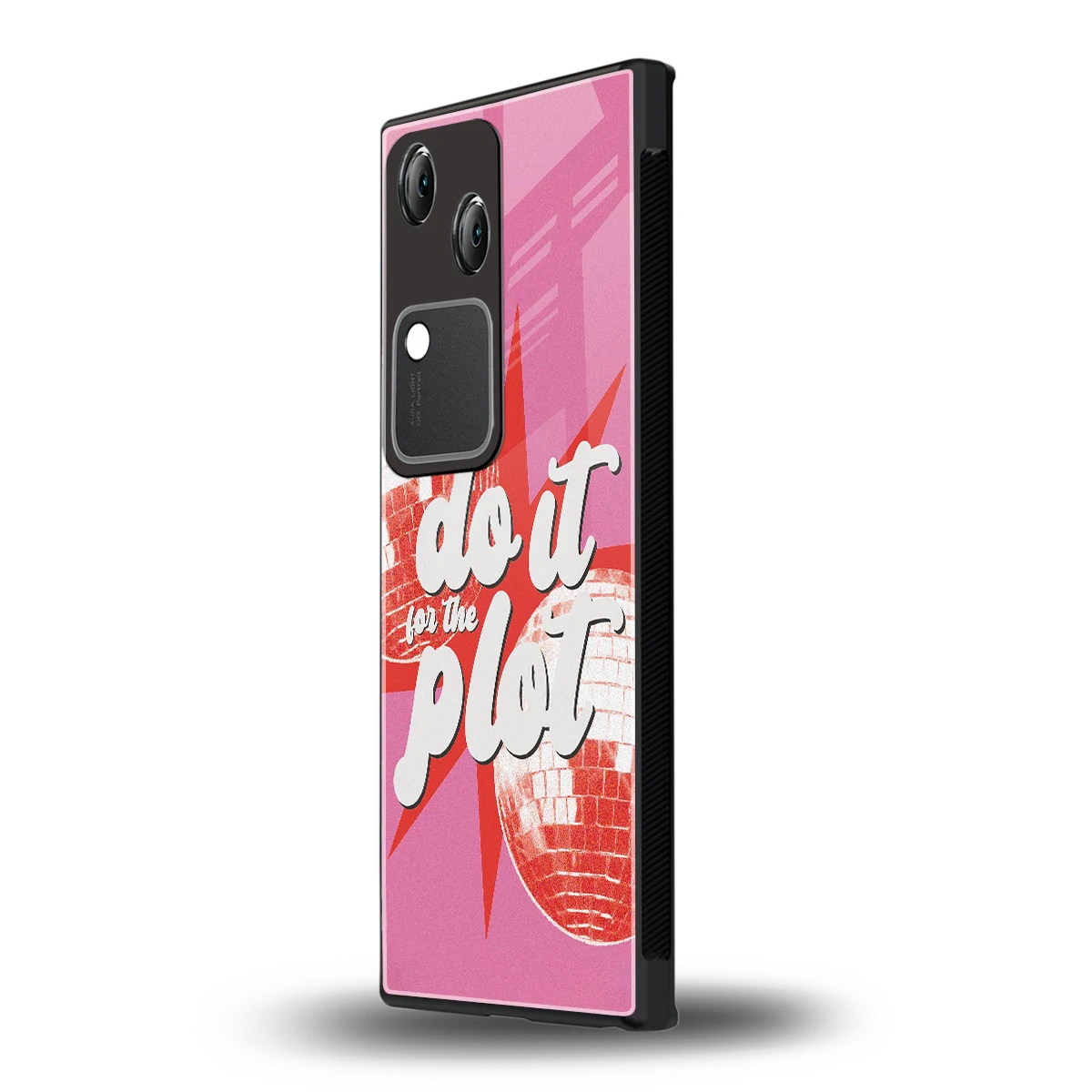 For The Plot vivo v30 mobile cover | shockproof glass phone case