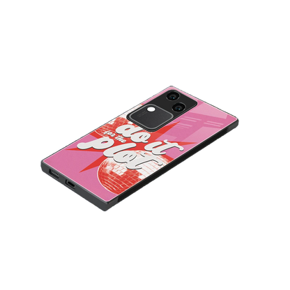 For The Plot stylish phone case for vivo v30 | glossy glass and slim fit
