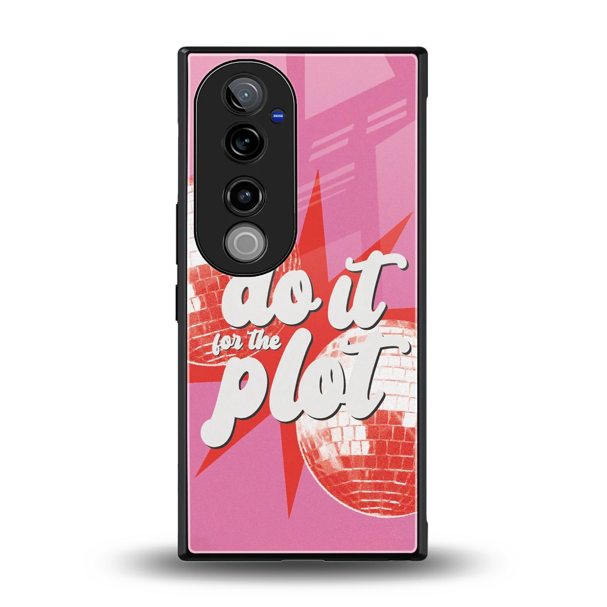 For The Plot back phone cover | glass case for vivo v40 pro