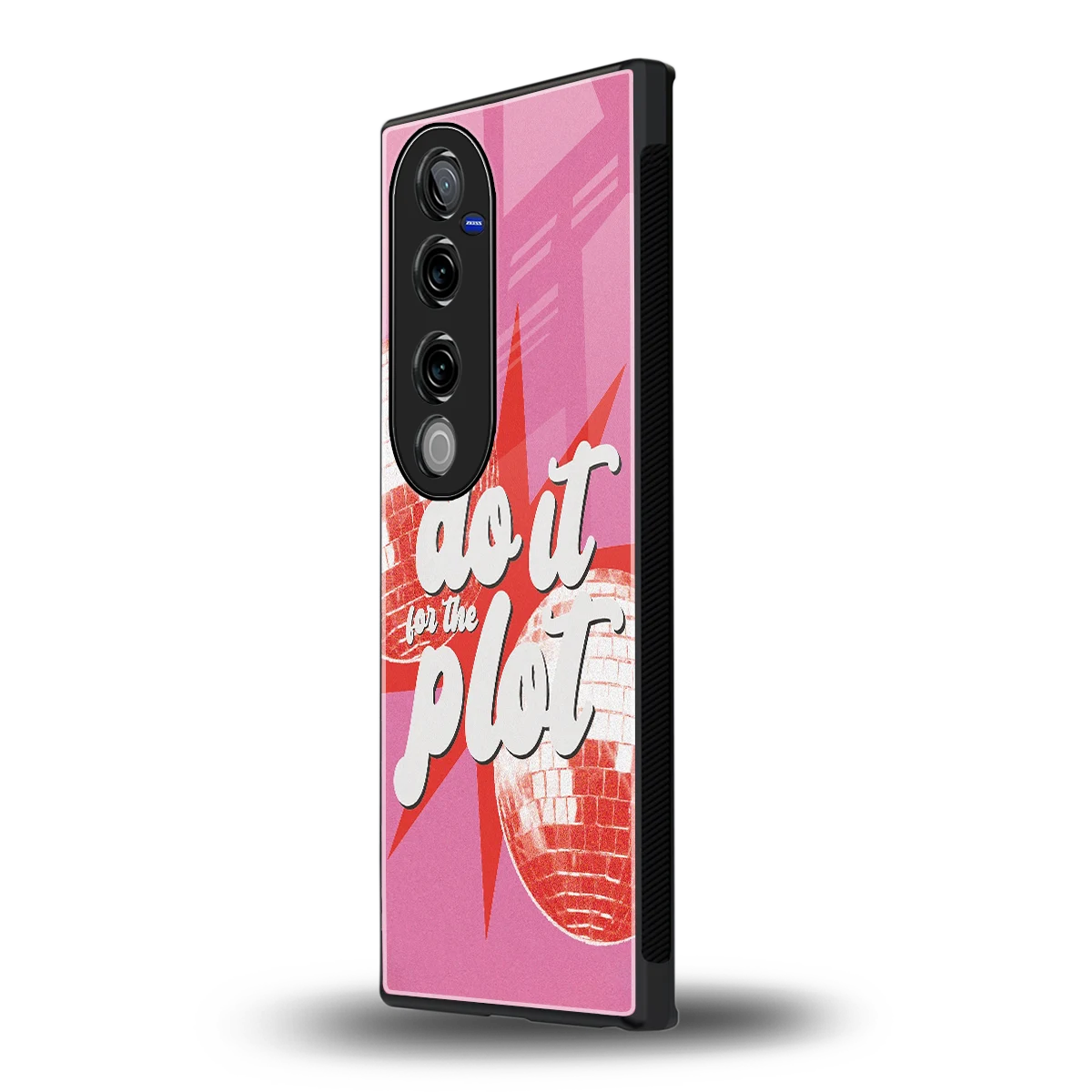 For The Plot vivo v40 pro mobile cover | shockproof glass phone case