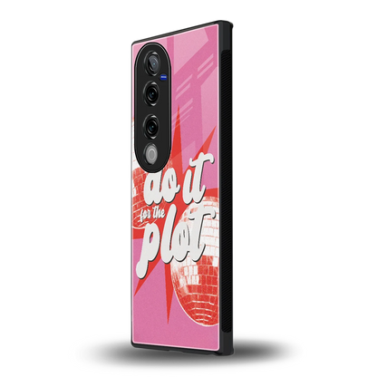 For The Plot vivo v40 pro mobile cover | shockproof glass phone case