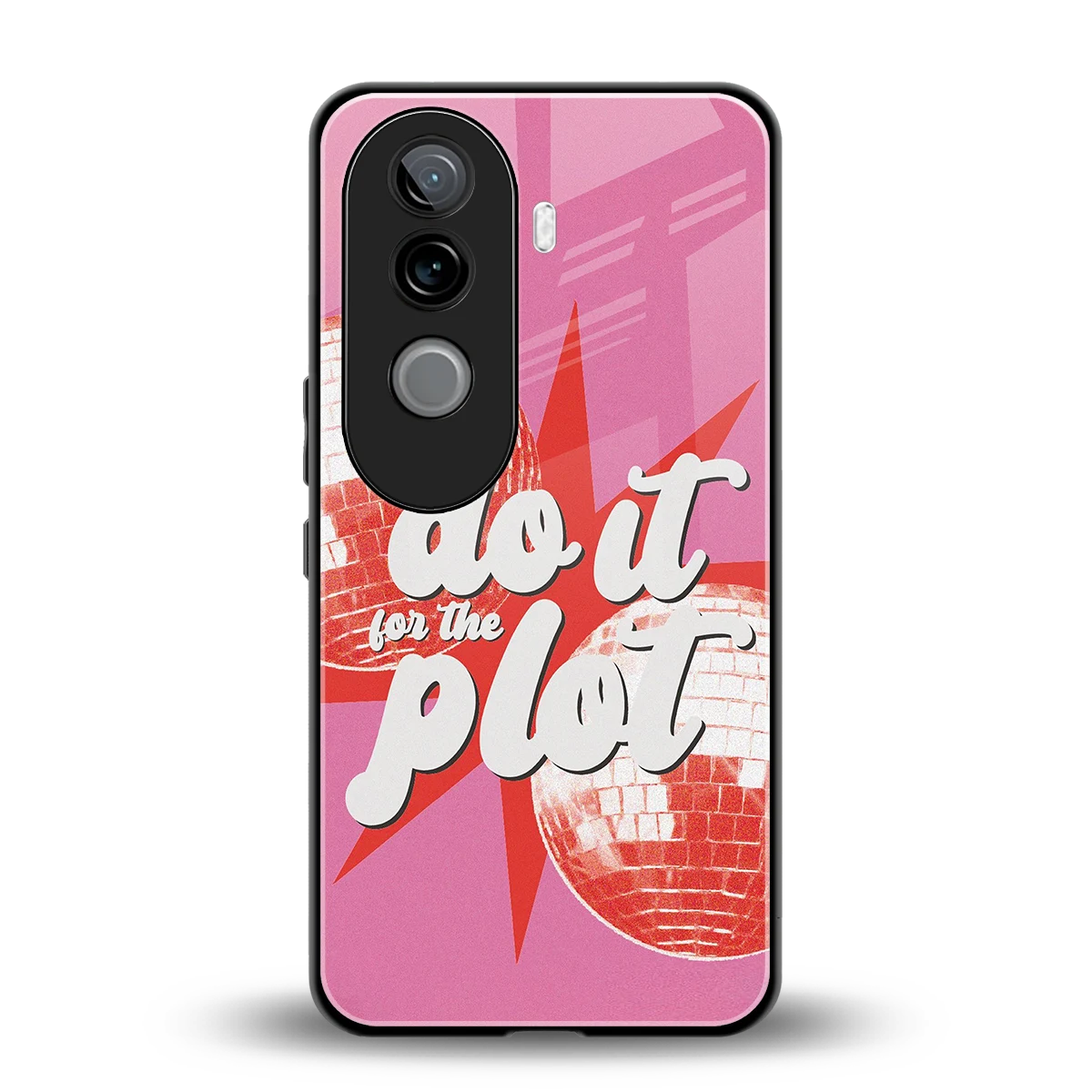 For The Plot back phone cover | glass case for vivo v40e