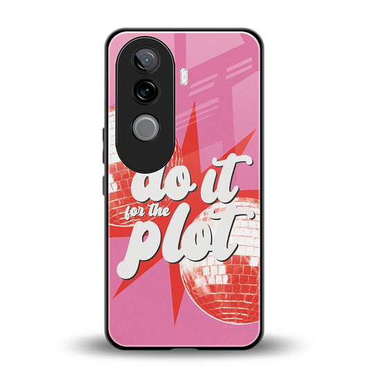 For The Plot back phone cover | glass case for vivo v40e