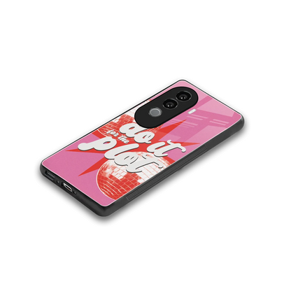 For The Plot stylish phone case for vivo v40e | glossy glass and slim fit