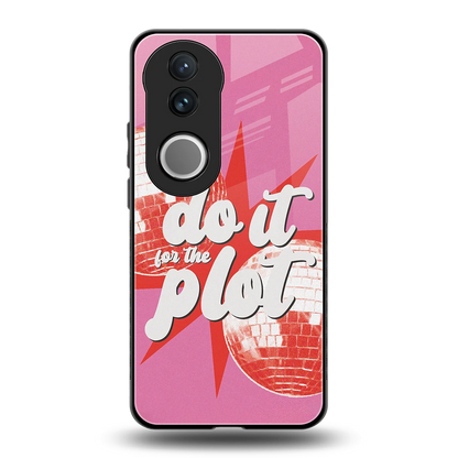 For The Plot back phone cover | glass case for vivo v50