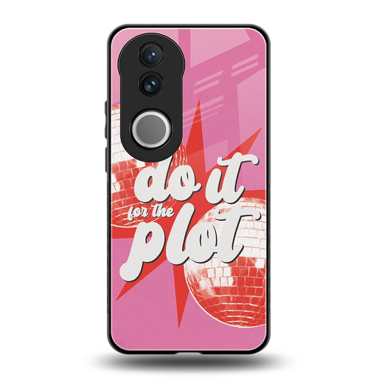 For The Plot back phone cover | glass case for vivo v50