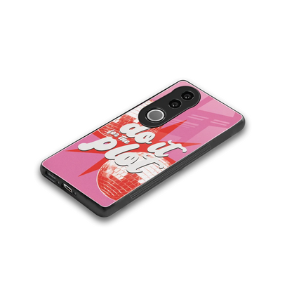 For The Plot stylish phone case for vivo v50 | glossy glass and slim fit