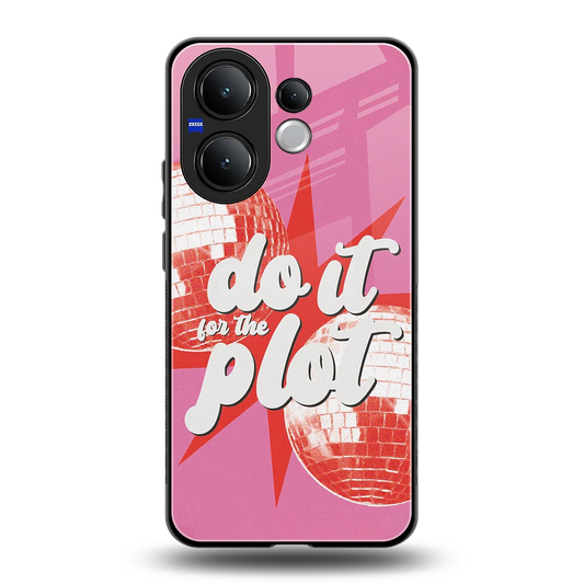 For The Plot back phone cover | glass case for vivo v60