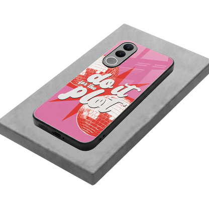 For The Plot stylish phone case for vivo v70 fe | glossy glass and slim fit