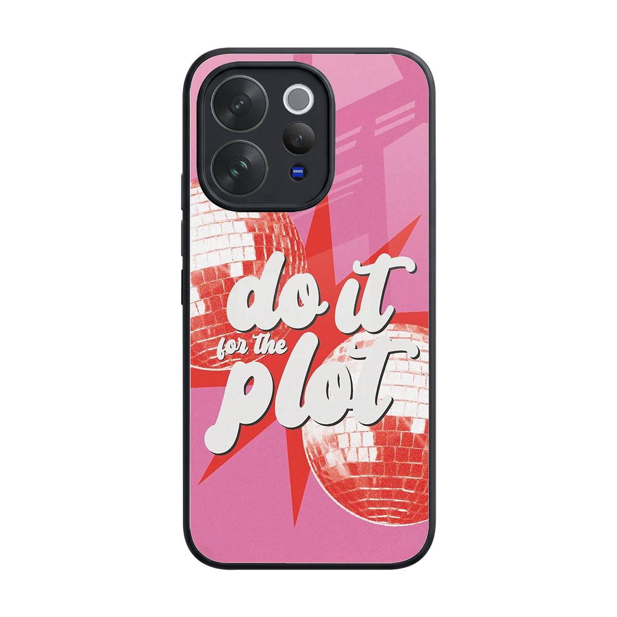 For The Plot back phone cover | glass case for vivo v70