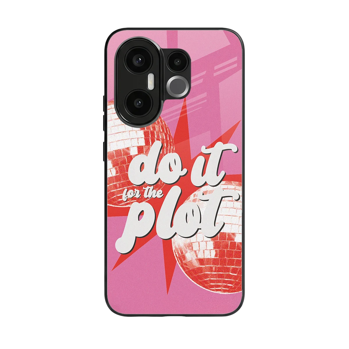 For The Plot back phone cover | glass case for vivo x200 fe