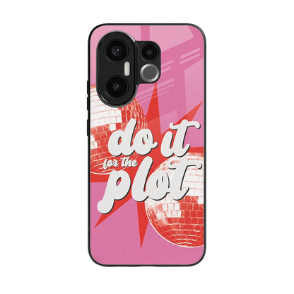 For The Plot back phone cover | glass case for vivo x200 fe