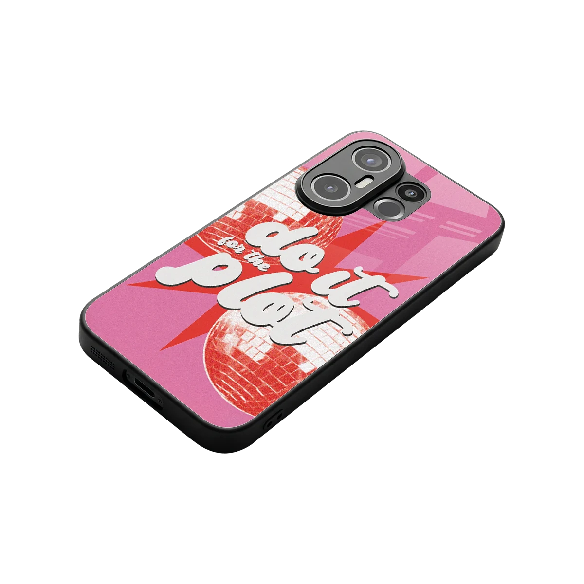 For The Plot stylish phone case for vivo x200 fe | glossy glass and slim fit