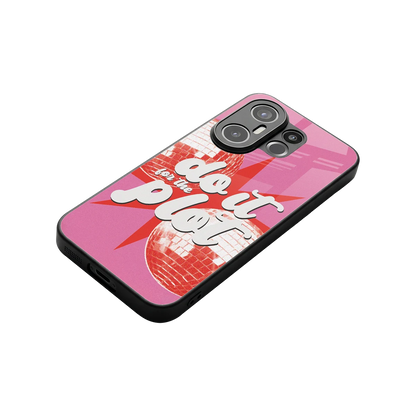 For The Plot stylish phone case for vivo x200 fe | glossy glass and slim fit