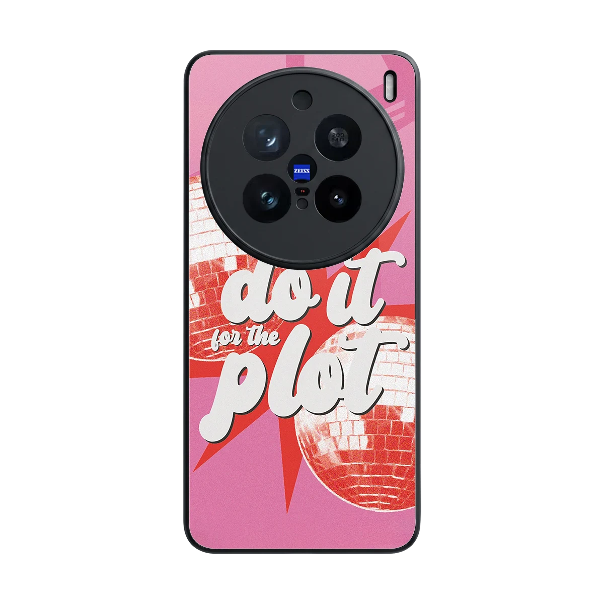 For The Plot back phone cover | glass case for vivo x200 pro