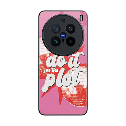 For The Plot back phone cover | glass case for vivo x200 pro