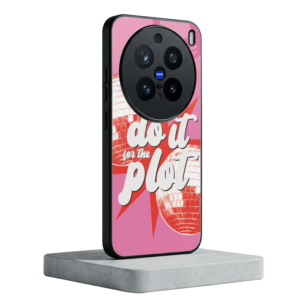 For The Plot vivo x200 pro mobile cover | shockproof glass phone case