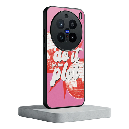 For The Plot vivo x200 pro mobile cover | shockproof glass phone case