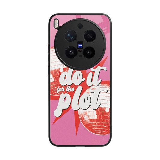 For The Plot back phone cover | glass case for vivo x300 pro