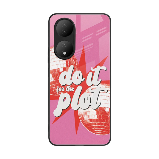 For The Plot back phone cover | glass case for Vivo-y100