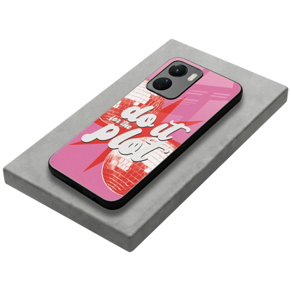 For The Plot stylish phone case for vivo y16 | glossy glass and slim fit