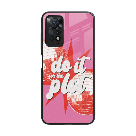 For The Plot back phone cover | glass case for redmi note 11 pro
