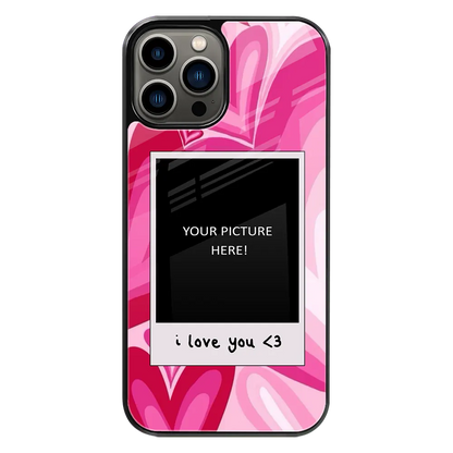 Polaroid Personalised Glass Phone Case