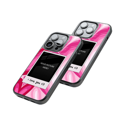 Polaroid Personalised Glass Phone Case