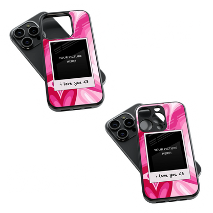 Polaroid Personalised Glass Phone Case