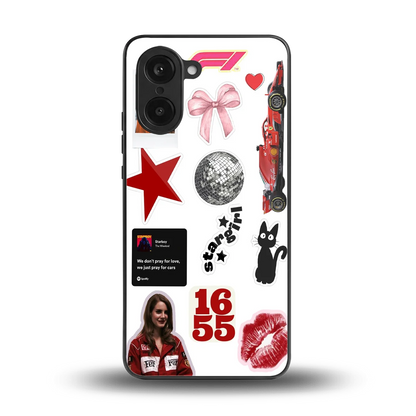 Formula 1 Fever back phone cover | glass case for oneplus nord ce5 5g