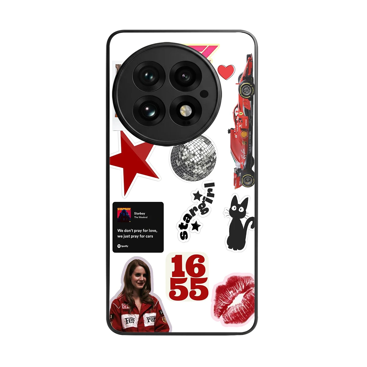 Formula 1 Fever back phone cover | glass case for oneplus 13