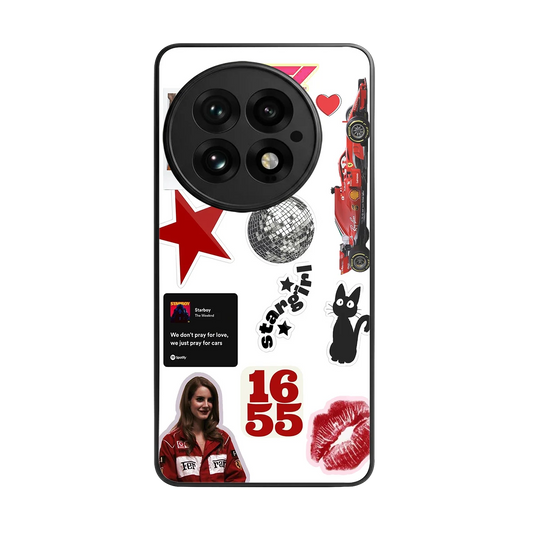 Formula 1 Fever back phone cover | glass case for oneplus 13