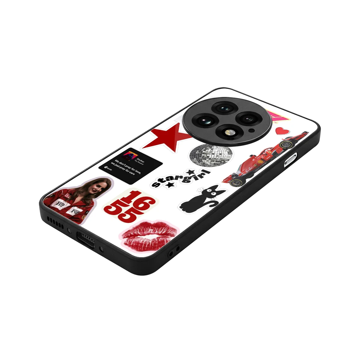 Formula 1 Fever stylish phone case for oneplus 13 | glossy glass and slim fit