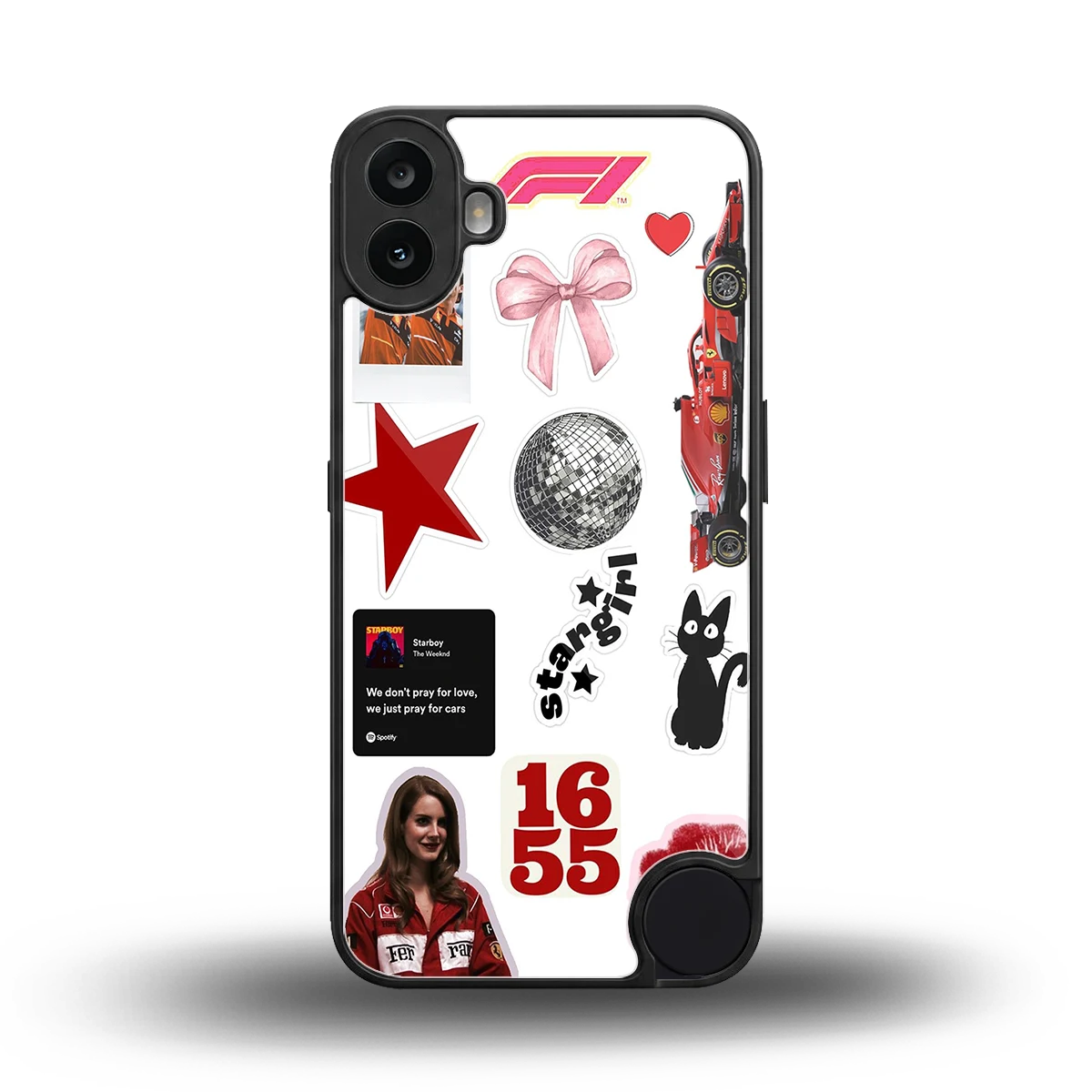 Formula 1 Fever back phone cover | glass case for cmf nothing phone 1