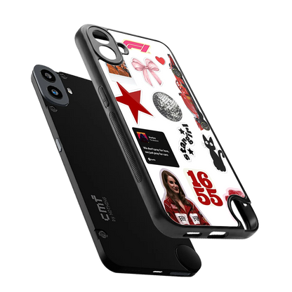 Formula 1 Fever sleek cmf nothing phone 1 cover with tempered glass back and TPU edges