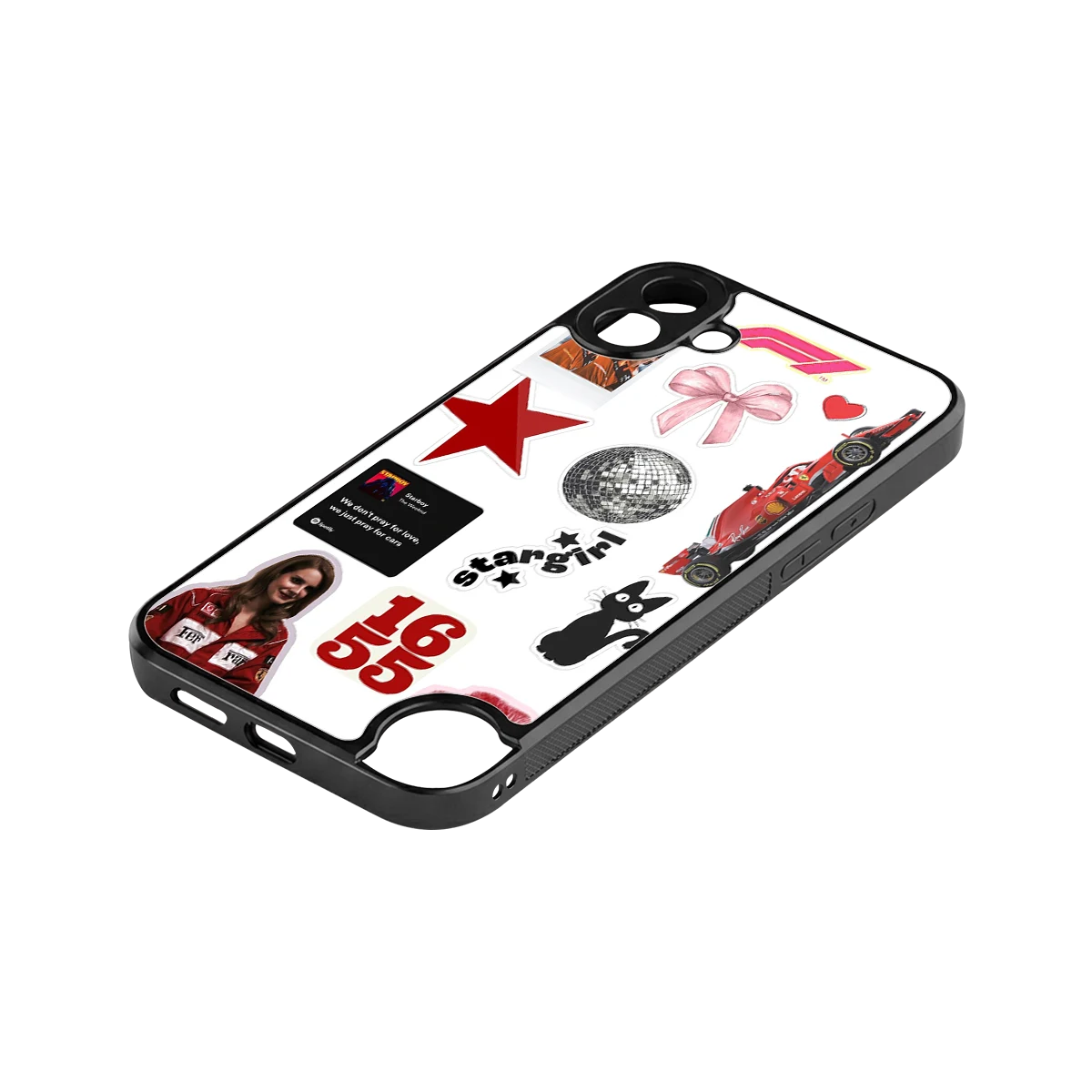 Formula 1 Fever stylish phone case for cmf nothing phone 1 | glossy glass and slim fit