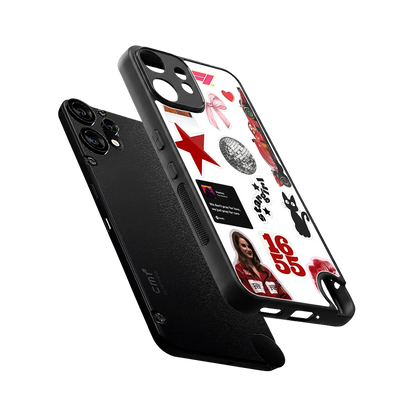 Formula 1 Fever sleek cmf nothing phone 2 pro cover with tempered glass back and TPU edges