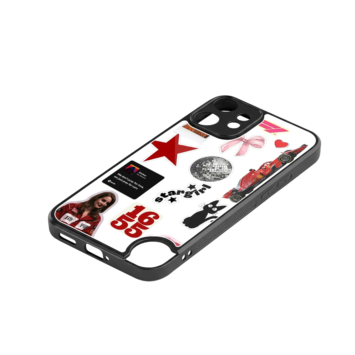 Formula 1 Fever stylish phone case for cmf nothing phone 2 pro | glossy glass and slim fit