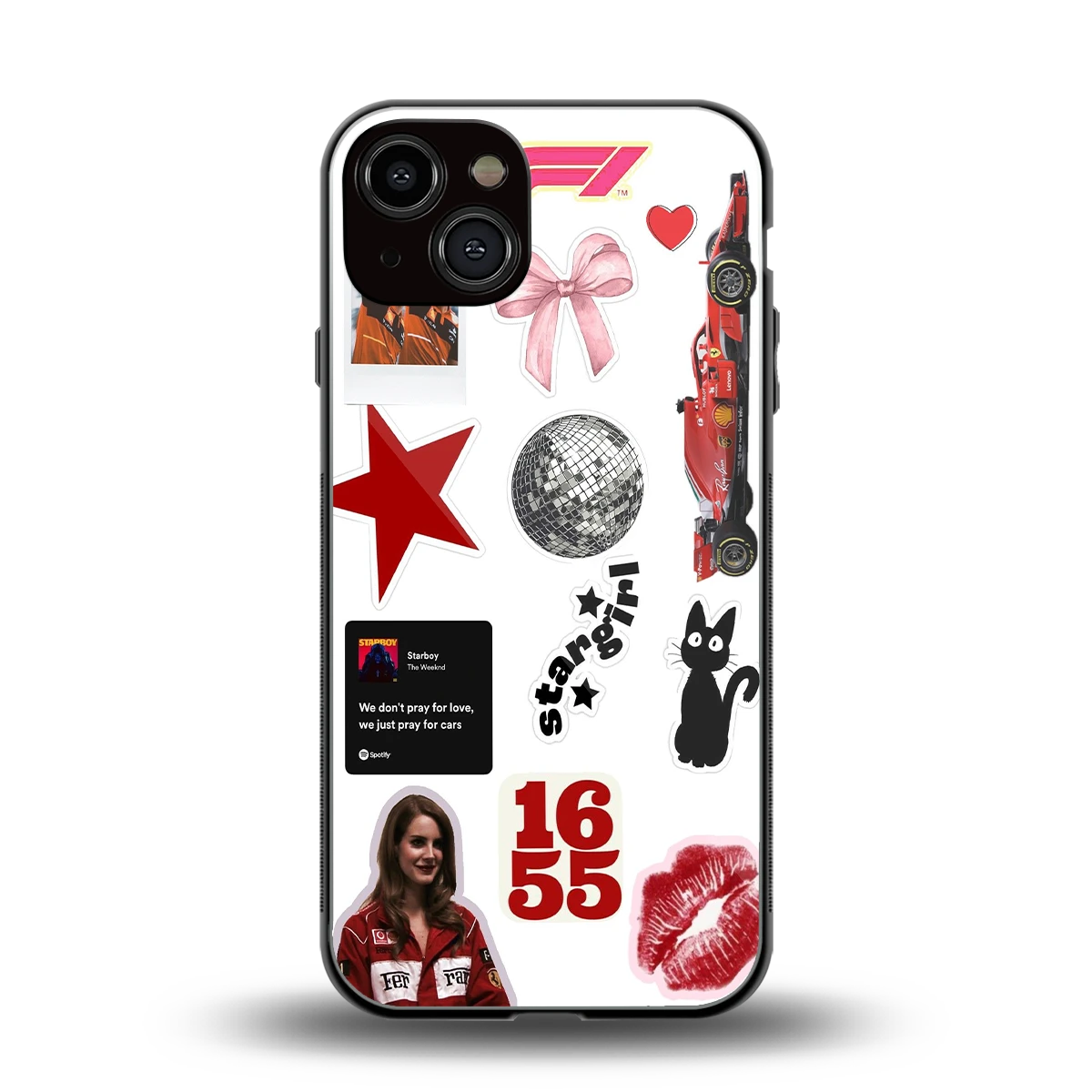 Formula 1 Fever back phone cover | glass case for iphone 13