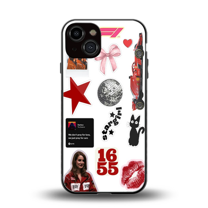 Formula 1 Fever back phone cover | glass case for iphone 13