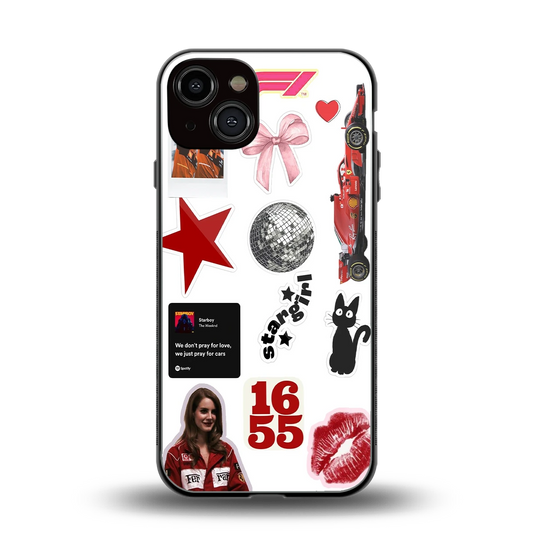 Formula 1 Fever back phone cover | glass case for iphone 13