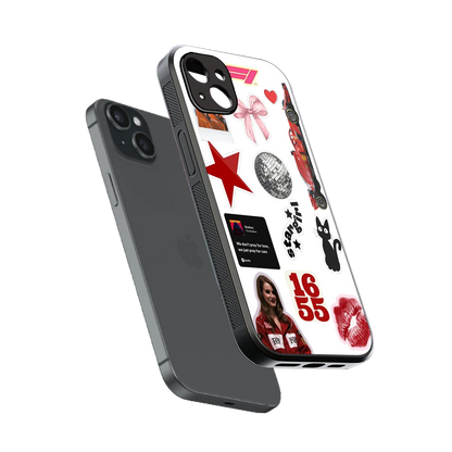 Formula 1 Fever sleek iphone 15 plus cover with tempered glass back and TPU edges