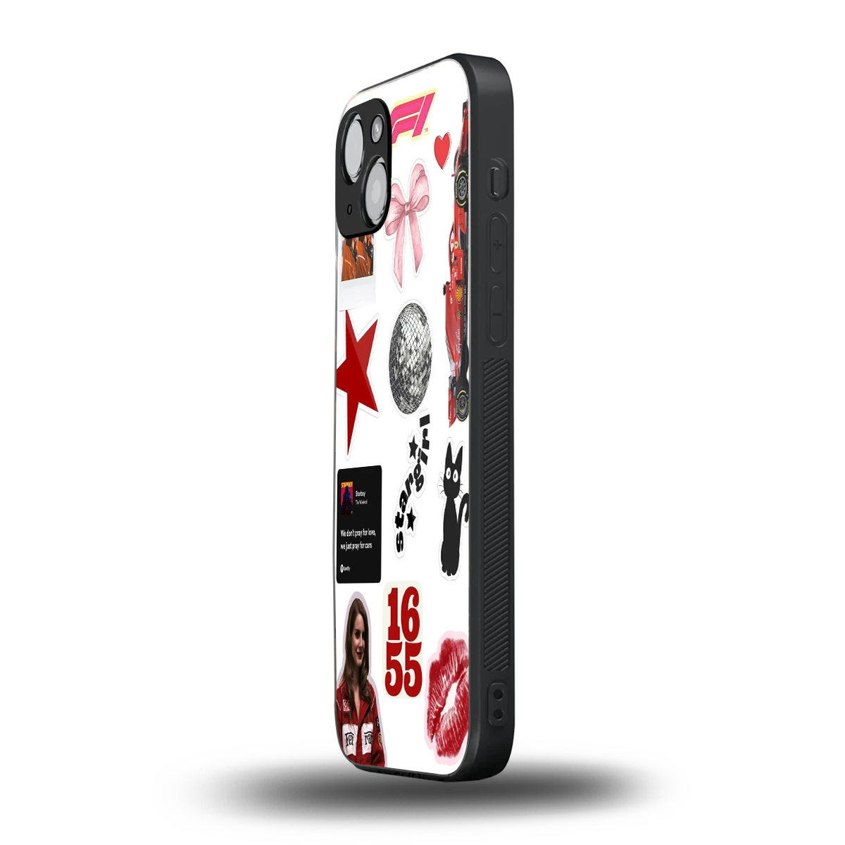 Formula 1 Fever iphone 14 plus mobile cover | shockproof glass phone case
