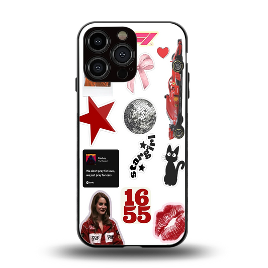 Formula 1 Fever back phone cover | glass case for iphone 15 pro max