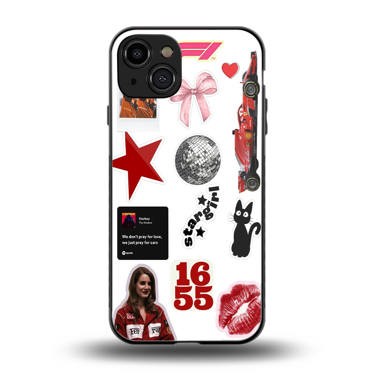 Formula 1 Fever back phone cover | glass case for iphone 15