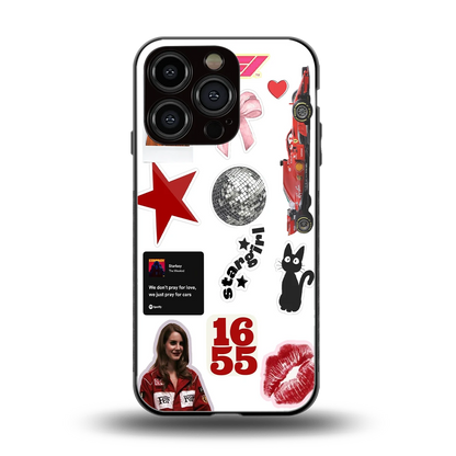 Formula 1 Fever back phone cover | glass case for iphone 16 pro