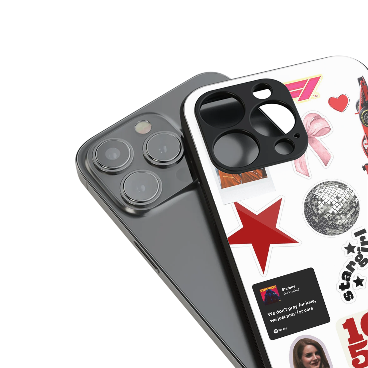 Formula 1 Fever stylish phone case for iPhone 16 | glossy glass and slim fit