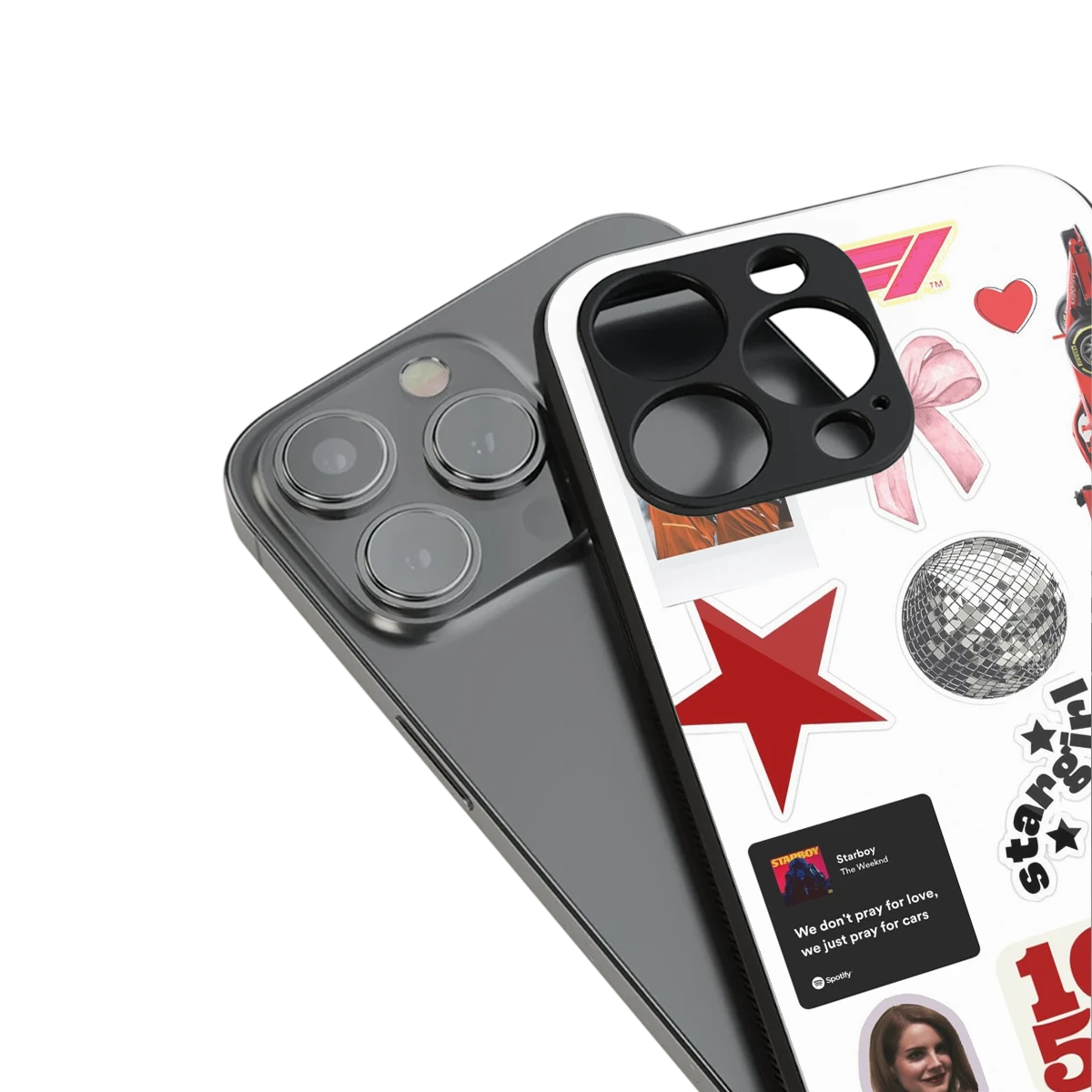 Formula 1 Fever stylish phone case for iphone 15 pro max | glossy glass and slim fit