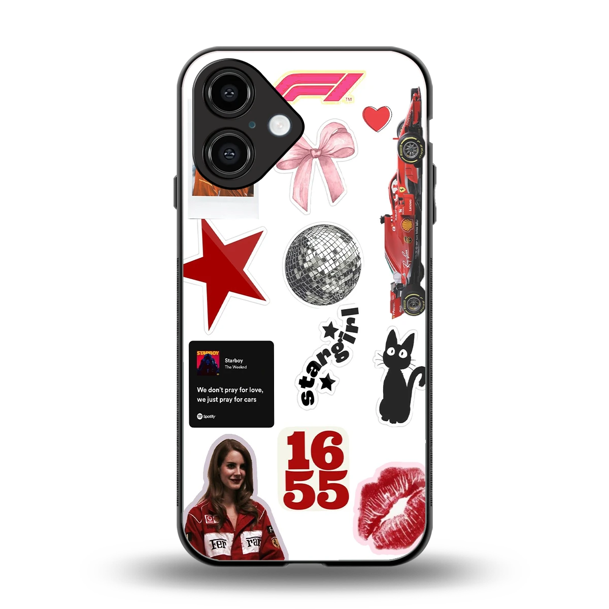 Formula 1 Fever back phone cover | glass case for iphone 16