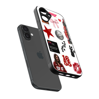 Formula 1 Fever sleek iPhone 16 cover with tempered glass back and TPU edges